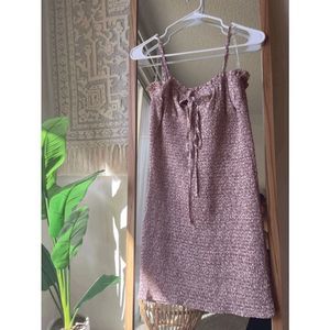 ✧ NWT✧   BLUSH ║  RUCHED PRINTED DRESS